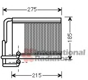 Heat Exchanger, interior heating 60826213