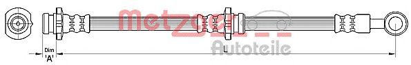 Tubo flexible de frenos 4110461