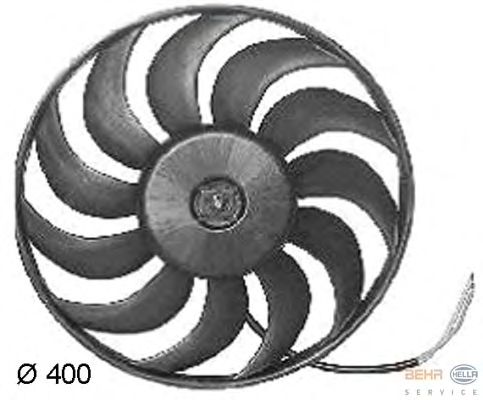 Fan, motor sogutmasi 8EW 351 038-361