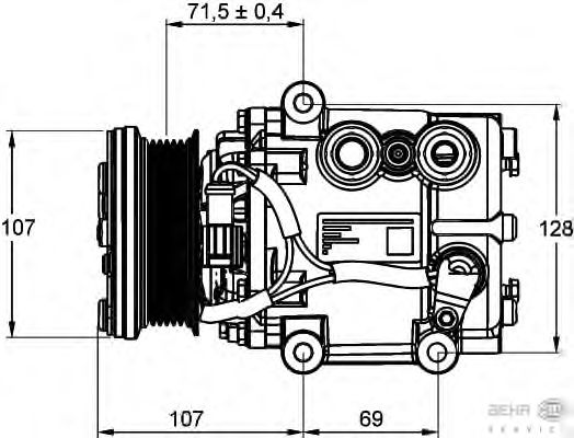 Compressor, airconditioning 8FK 351 113-421