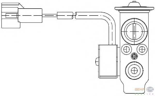 Расширительный клапан, кондиционер 8UW 351 234-191