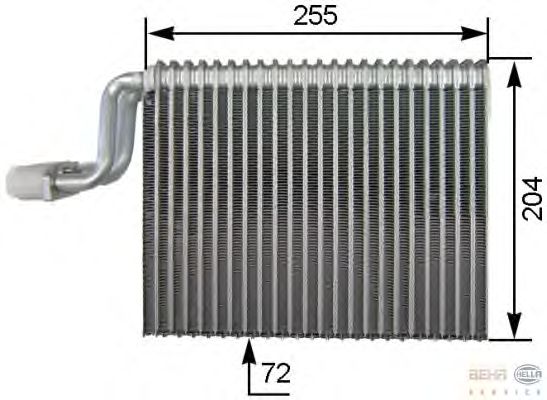 Evaporateur climatisation 8FV 351 330-541