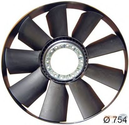 Núcleo ventilador, refr. motor 8MV 376 757-721