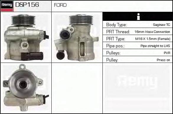 Hydraulic Pump, steering system DSP156