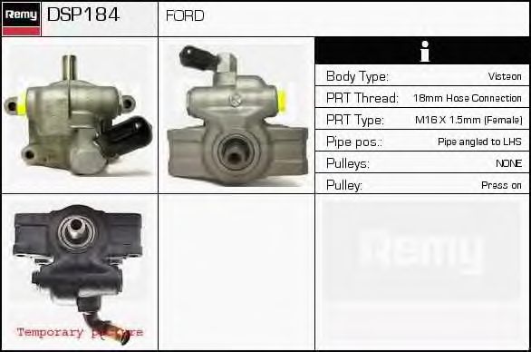 Hydraulic Pump, steering system DSP184