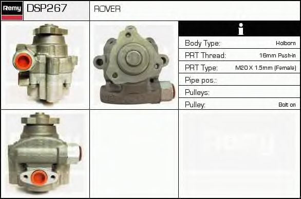 Hydraulic Pump, steering system DSP267