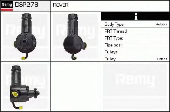 Pompa idraulica, Sterzo DSP278