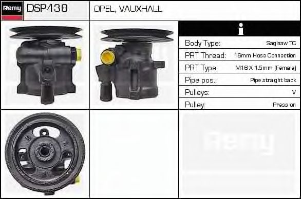 Hydraulic Pump, steering system DSP438