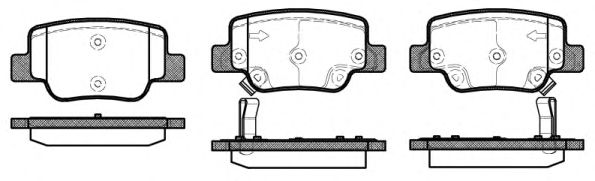 Комплект тормозных колодок, дисковый тормоз 1452.02