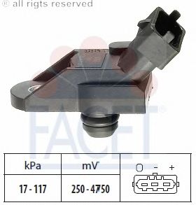 Air Pressure Sensor, height adaptation; Sensor, intake manifold pressure 10.3053