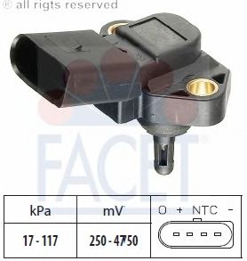 Air Pressure Sensor, height adaptation; Sensor, intake manifold pressure 10.3071