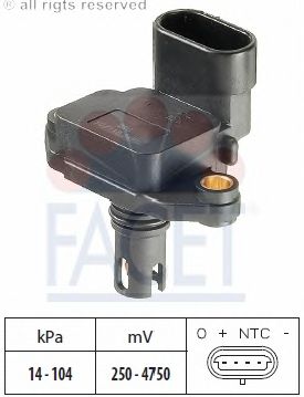 Air Pressure Sensor, height adaptation; Sensor, intake manifold pressure 10.3087
