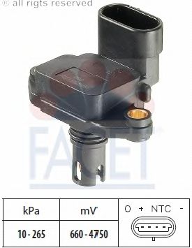 Luftdrucksensor, Höhenanpassung; Sensor, Saugrohrdruck 10.3089