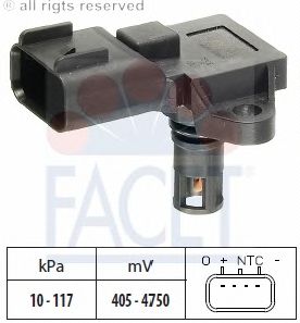 Lufttrykssensor; Sensor, sugerørstryk 10.3097