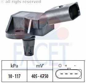 Air Pressure Sensor, height adaptation; Sensor, intake manifold pressure 10.3157