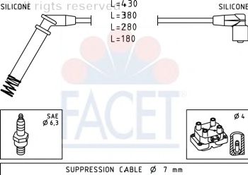 Ignition Cable Kit 4.8634