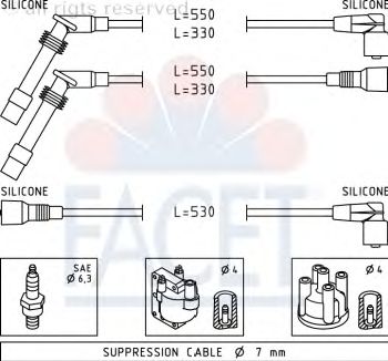 Ignition Cable Kit 4.9532