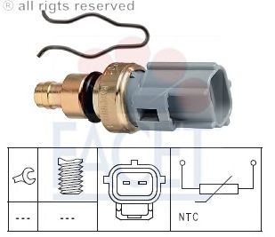 Coolant Temperature Sensor; Sender Unit, coolant temperature; Sender Unit, coolant temperature 7.3302