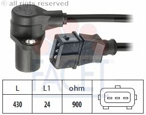 Sensor, crankshaft pulse; Pulse Sensor, flywheel 9.0156