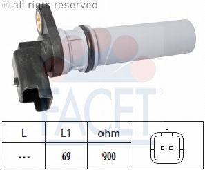 Sensor de rotações, gestão do motor; Sensor da velocidade de rotação, cx. de vel. automática 9.0537