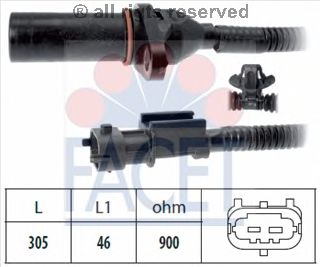 Generador de impulsos, cigüeñal; Generador de impulsos, Volante motor 9.0571