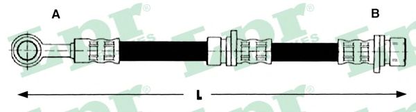 Tubo flexible de frenos 6T47357