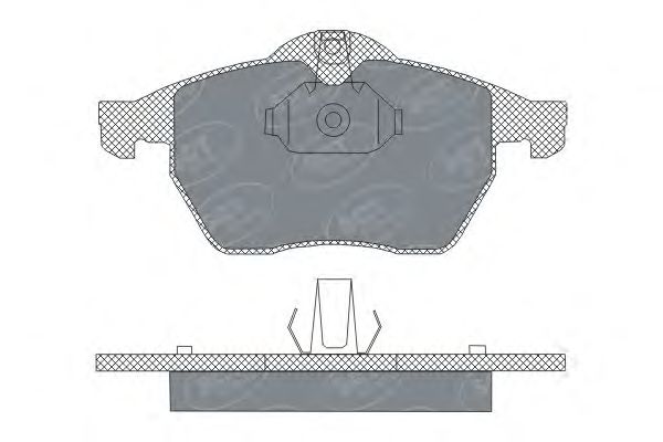 Комплект тормозных колодок, дисковый тормоз SP 303