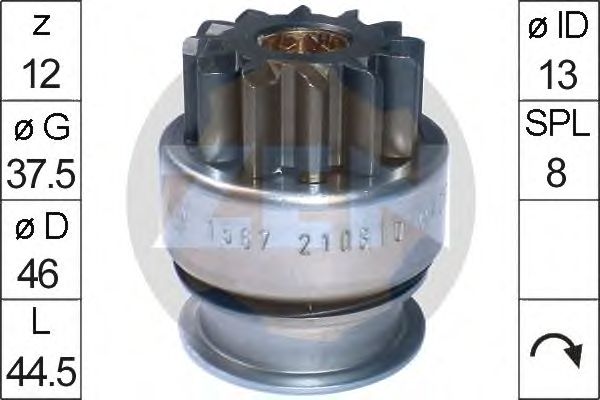 Freewheel Gear, starter ZN1567