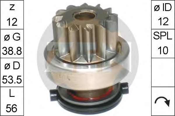 Freewheel Gear, starter ZN1642