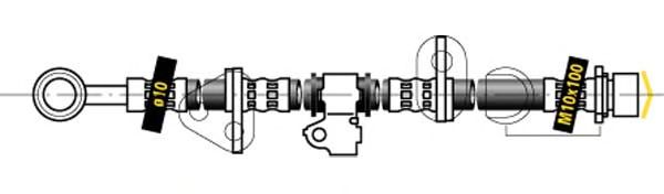 Flexible de frein F6157
