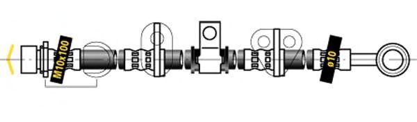 Tubo flexível de travão F6315