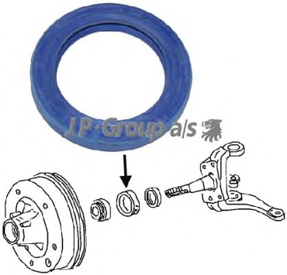 Shaft Seal, wheel bearing 8141250300
