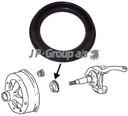 Shaft Seal, wheel bearing 8141250200