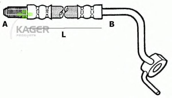 Tubo flexível de travão 38-1153
