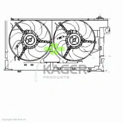 Вентилятор, охлаждение двигателя 32-2039