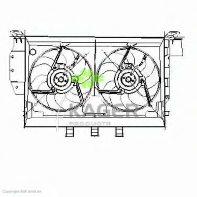 Ventilateur, refroidissement du moteur 32-2042