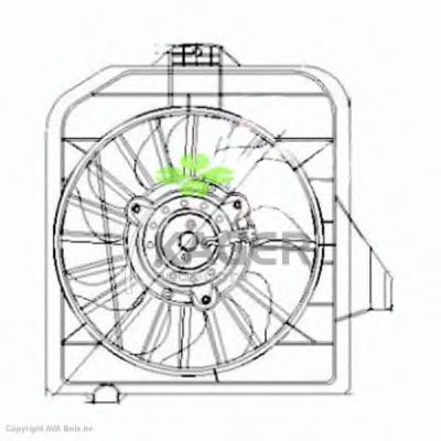 Fan, motor sogutmasi 32-2056