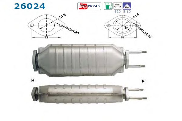Catalytic Converter 26024