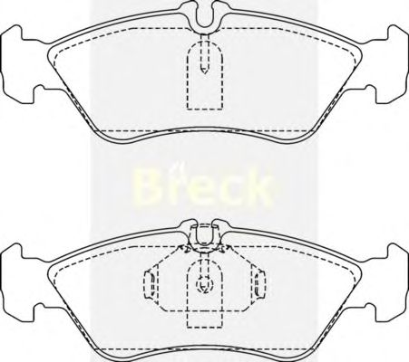 Brake Pad Set, disc brake 21592 00 705 10