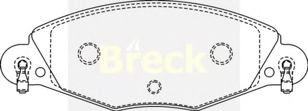 Brake Pad Set, disc brake 23273 00 W