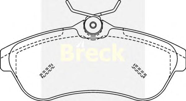 Brake Pad Set, disc brake 23407 10