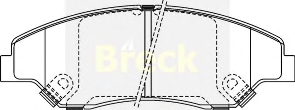 Brake Pad Set, disc brake 23442 00 C