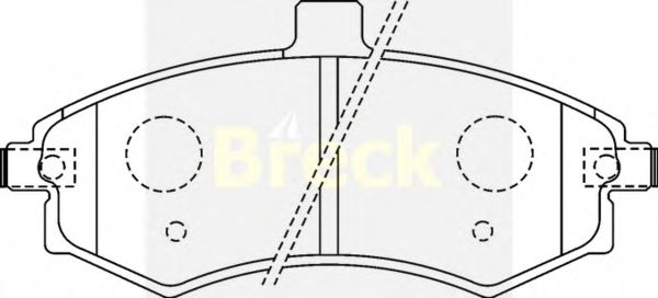 Brake Pad Set, disc brake 24031 00 C