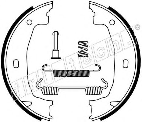Комплект тормозных колодок, стояночная тормозная система 1019.028K