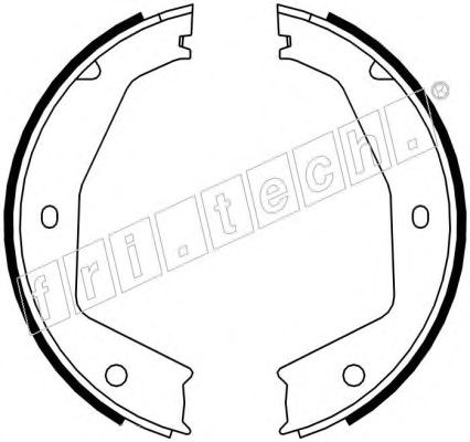 Комплект тормозных колодок, стояночная тормозная система 1048.002
