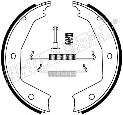 Комплект тормозных колодок, стояночная тормозная система 1079.194K