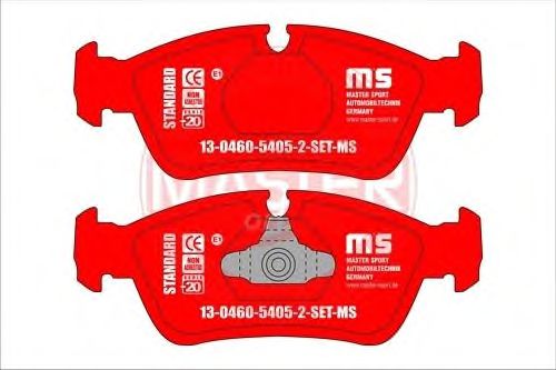 Комплект тормозных колодок, дисковый тормоз 13-0460-5405-2-SET-MS