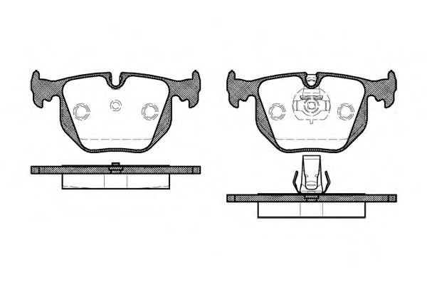 Brake Pad Set, disc brake P2813.30