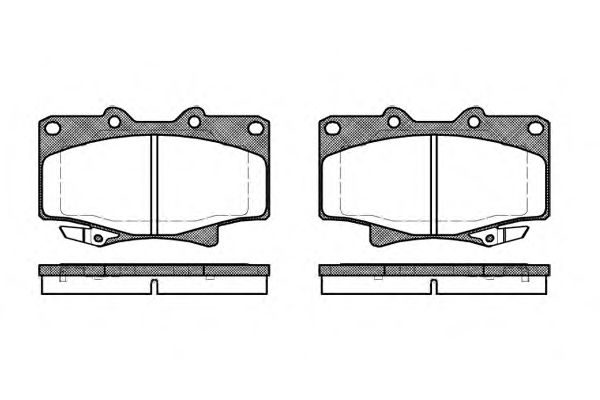 Brake Pad Set, disc brake P5293.04