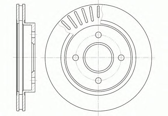 Тормозной диск D6160.10